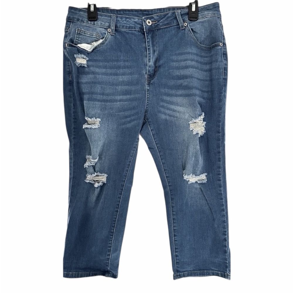 Women’s Distressed Capri’s - Size XL - 
Pre-Loved